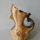Ceramic pitcher imitation wood, Cerart, 70s