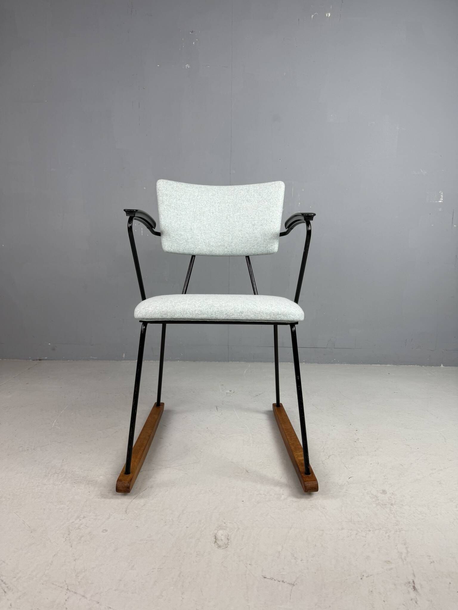 Rare Kembo rocking chair by WH Gispen, 1950s Netherlands