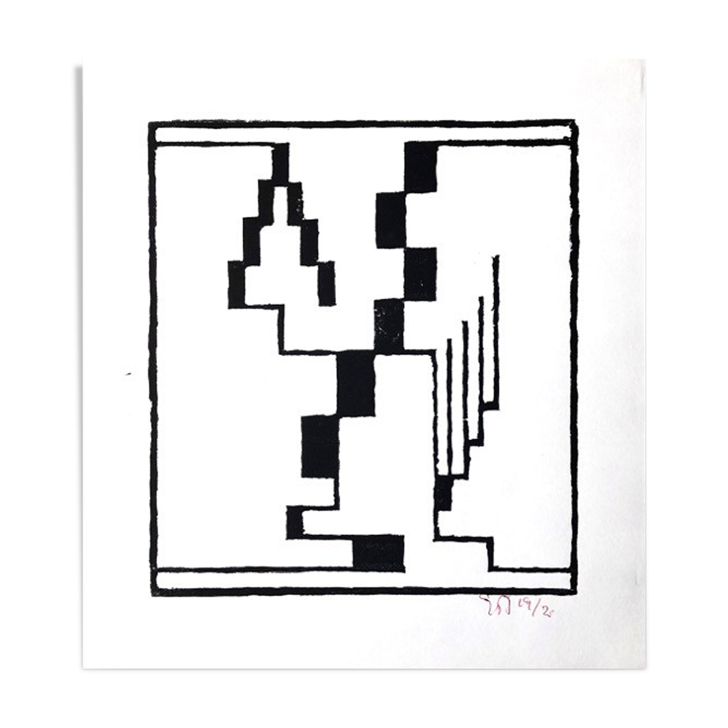 Erich Buchholz: Woodcut 1920