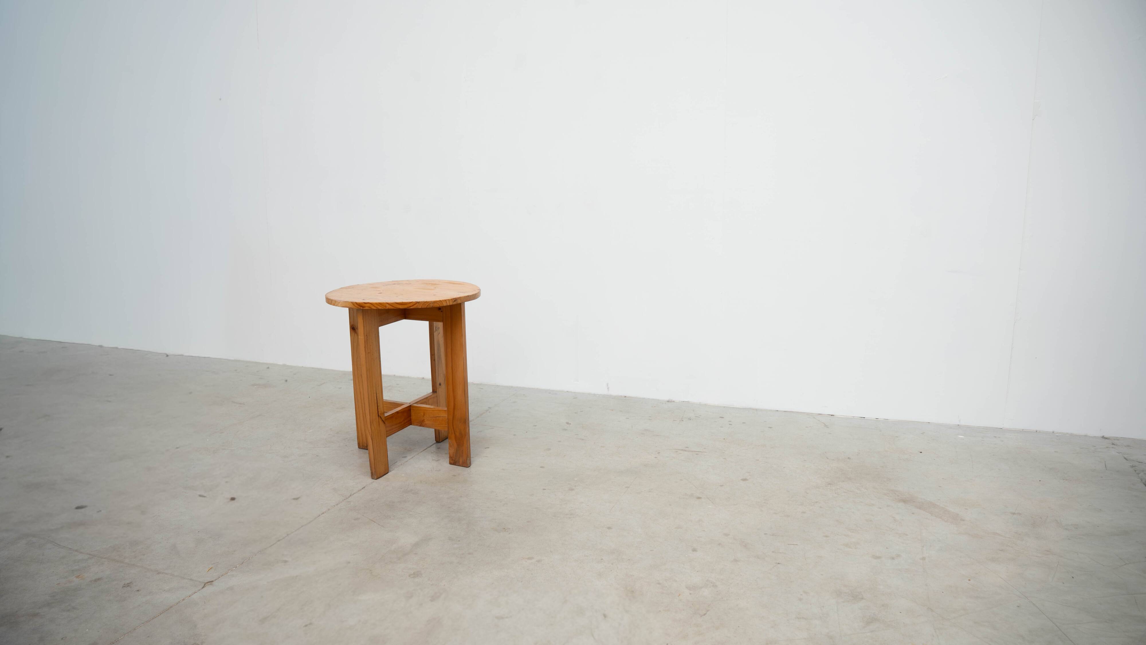 French pine side table
