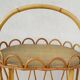 Rattan bottle holder bar basket