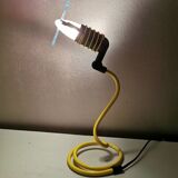 Light yellow desk lamp 80s
