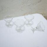 Set of 4 vintage ice cups