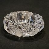 Chiseled bohemian crystal ashtray