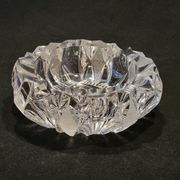 Cendrier en cristal de bohême taillé ciselé