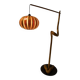 1960s Mid-Century Modern Sculptural Wooden and Veneer Floor Lamp