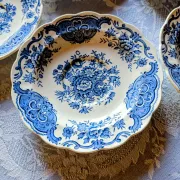 Set of saucers / small deep plates Windsor Ridgway Staffordshire