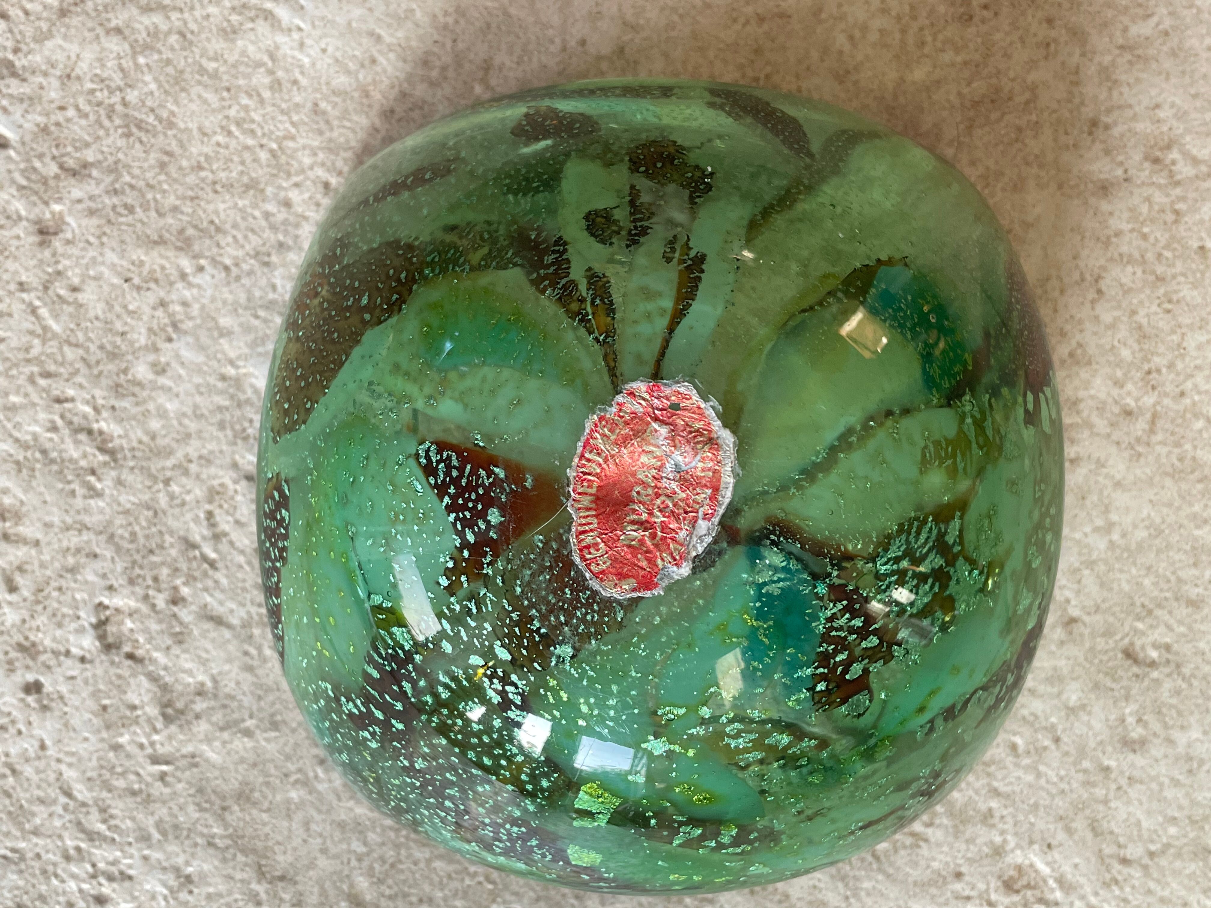 Tutu-frutti glass pocket trays from Murano circa 1960