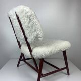 Scandinavian Swedish midcentury lounge or easy chair by Alf Svensson, Model Teve, 1950s