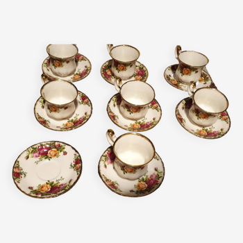 Old Country Roses fine porcelain coffee service - Royal Albert -