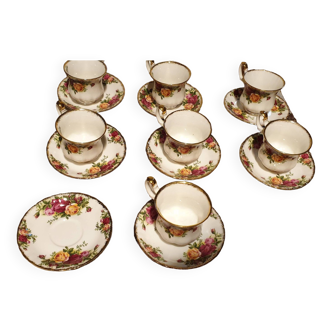 Old Country Roses fine porcelain coffee service - Royal Albert -