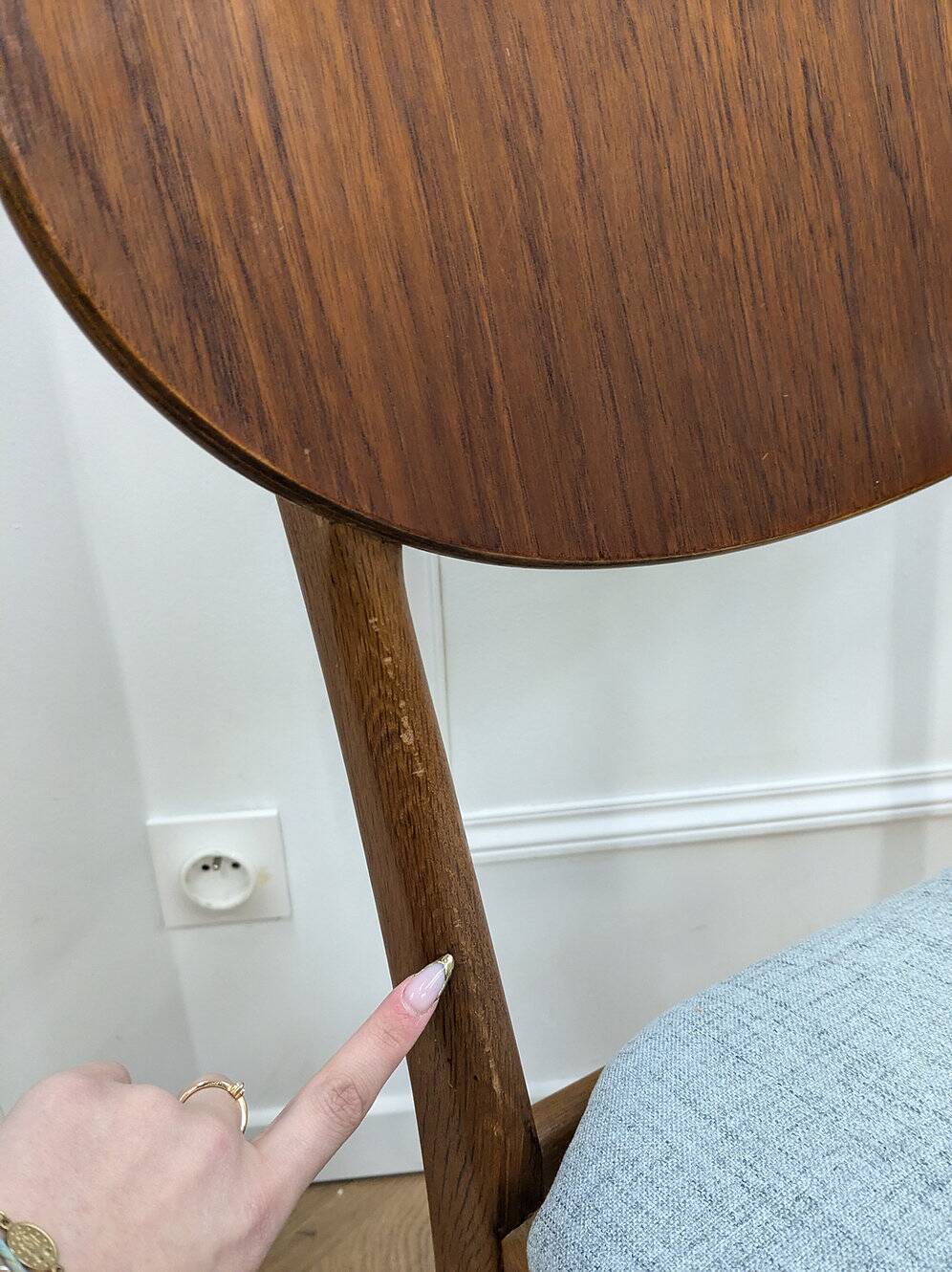 Vintage Scandinavian teak chair