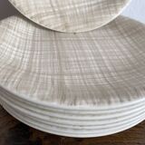 Dessert plates Salins France 50s-60s