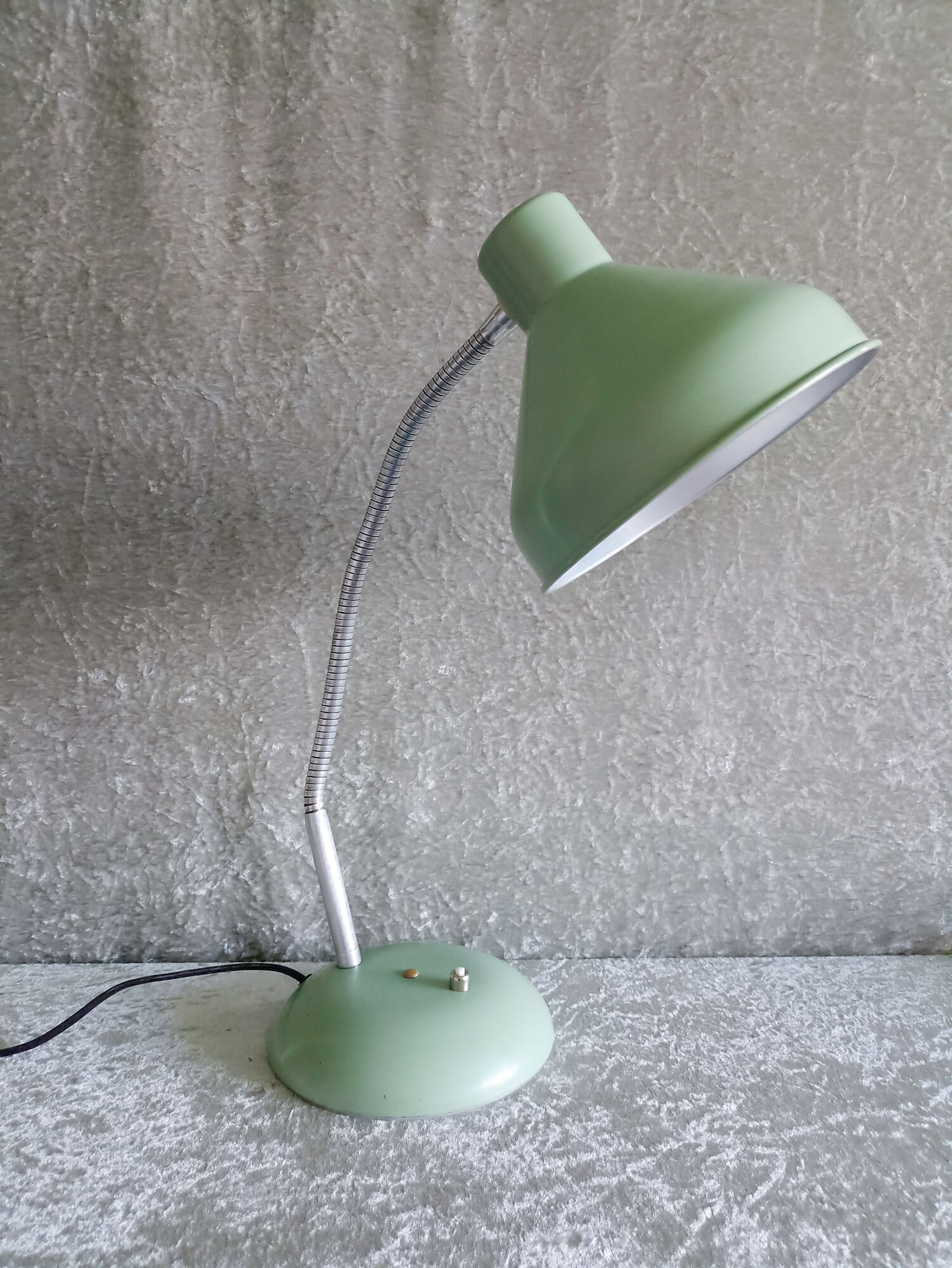 Water green articulated desk lamp 60s