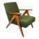 Vintage B-310 VAR Olive Curly Structural Armchair 1970s - 2 pieces available
