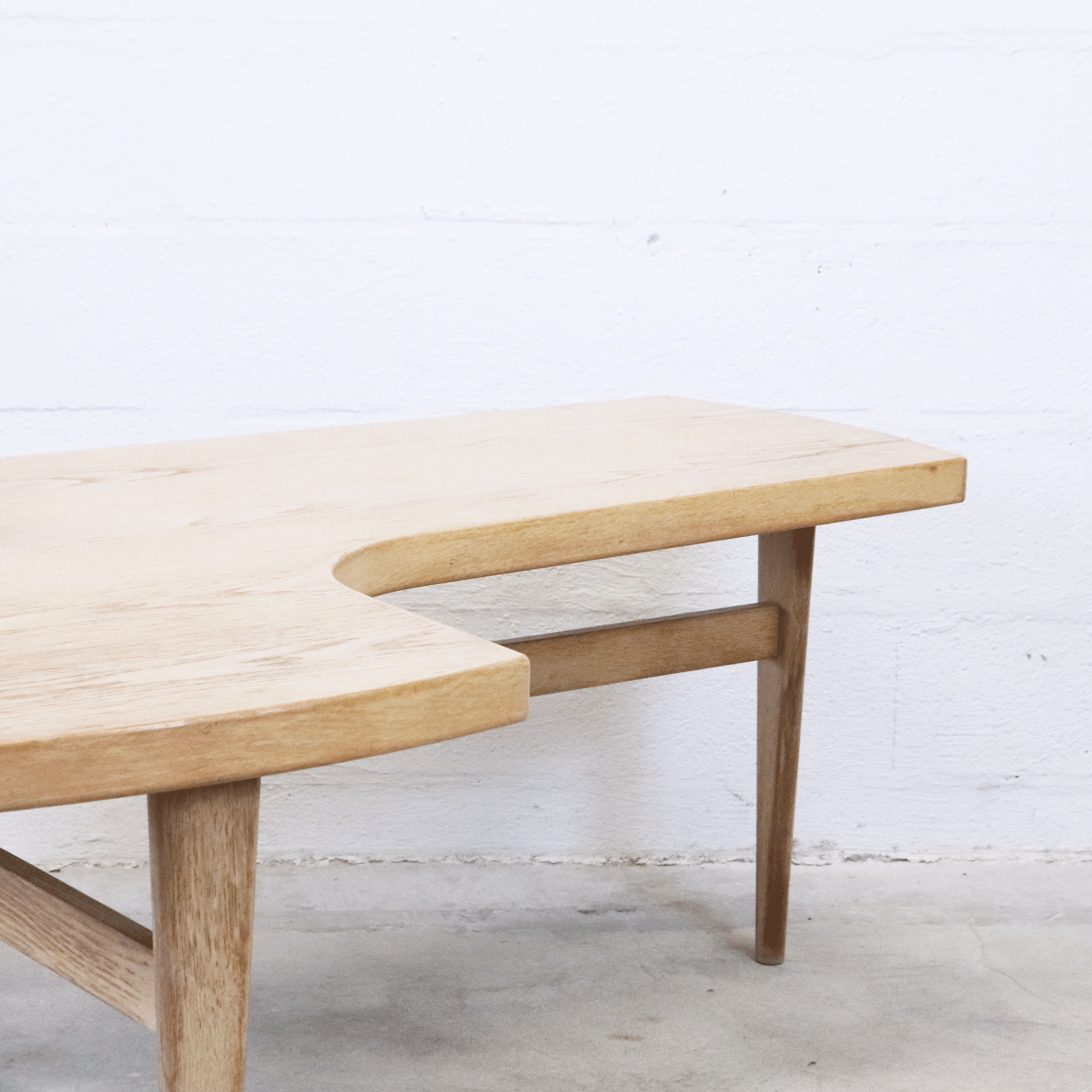 Beech coffee table, Sweden, 1990