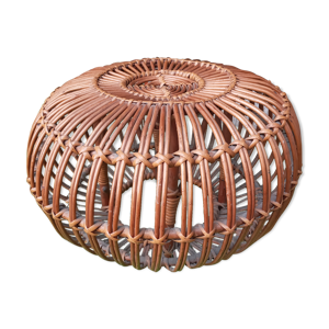 Pouf en rotin Franco Albini
