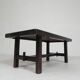 Square tile table from Vallauris, signed Dan with an image of a fantastic bird, 1960s.