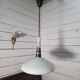 Scandinavian pendant light in opaline from the 1960s.
