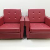 1970 Pair of Brussels style armchairs, Czechoslovakia