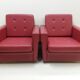 1970 Pair of Brussels style armchairs, Czechoslovakia