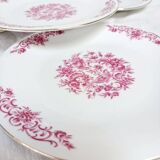 4 flowery dessert plates Bavaria