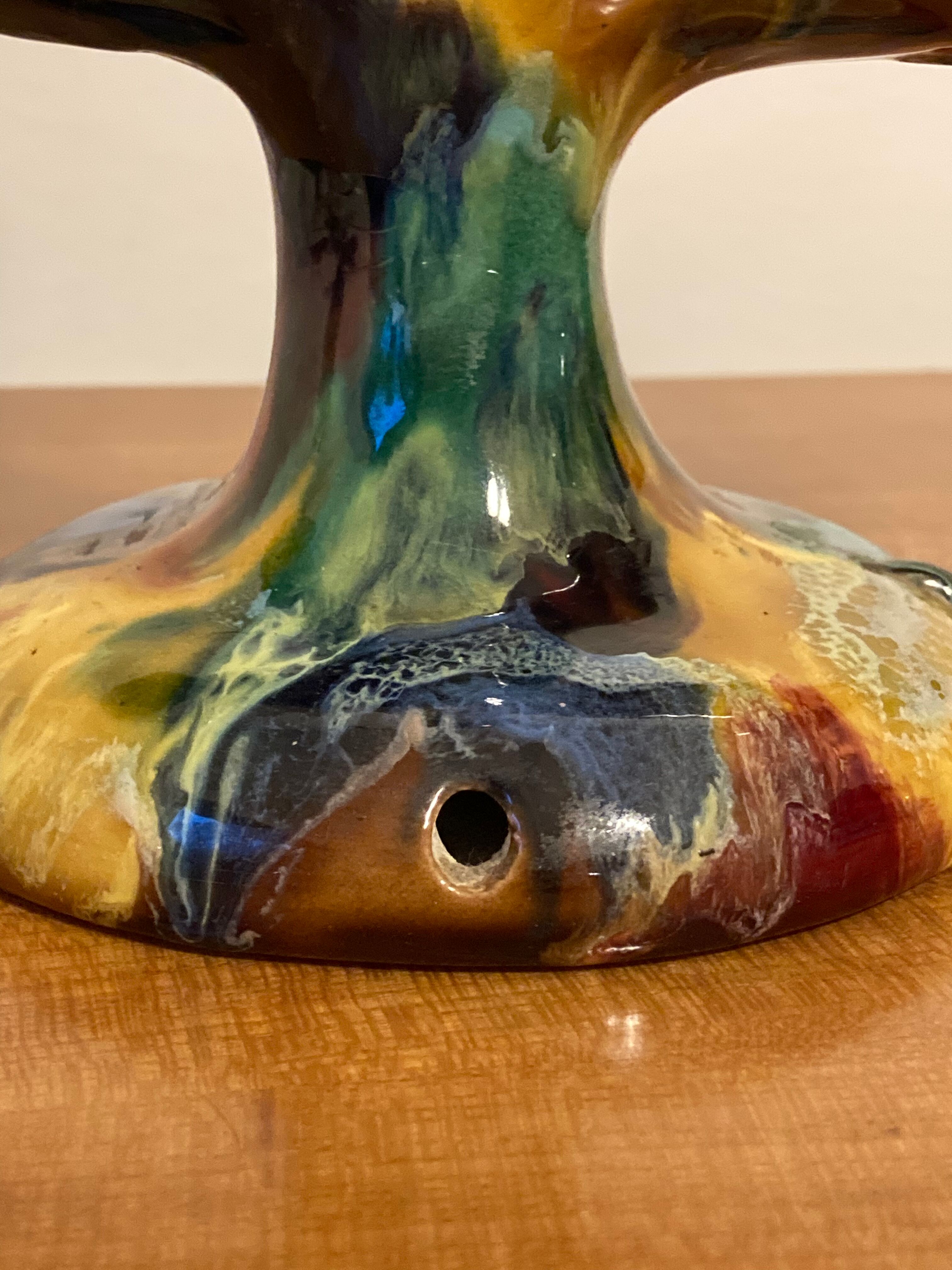 Vintage ceramic candle holder