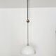 Adjustable Posa Pendant Lamp with Porcelain Shade by Florian Schulz