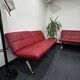 Set of 5 Modular Armchairs by Poltrona Frau in Red Leather