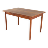 Rectangular Danish Extendable Dining Table in teak  'Vejen' - restored