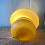Opaline mushroom lamp