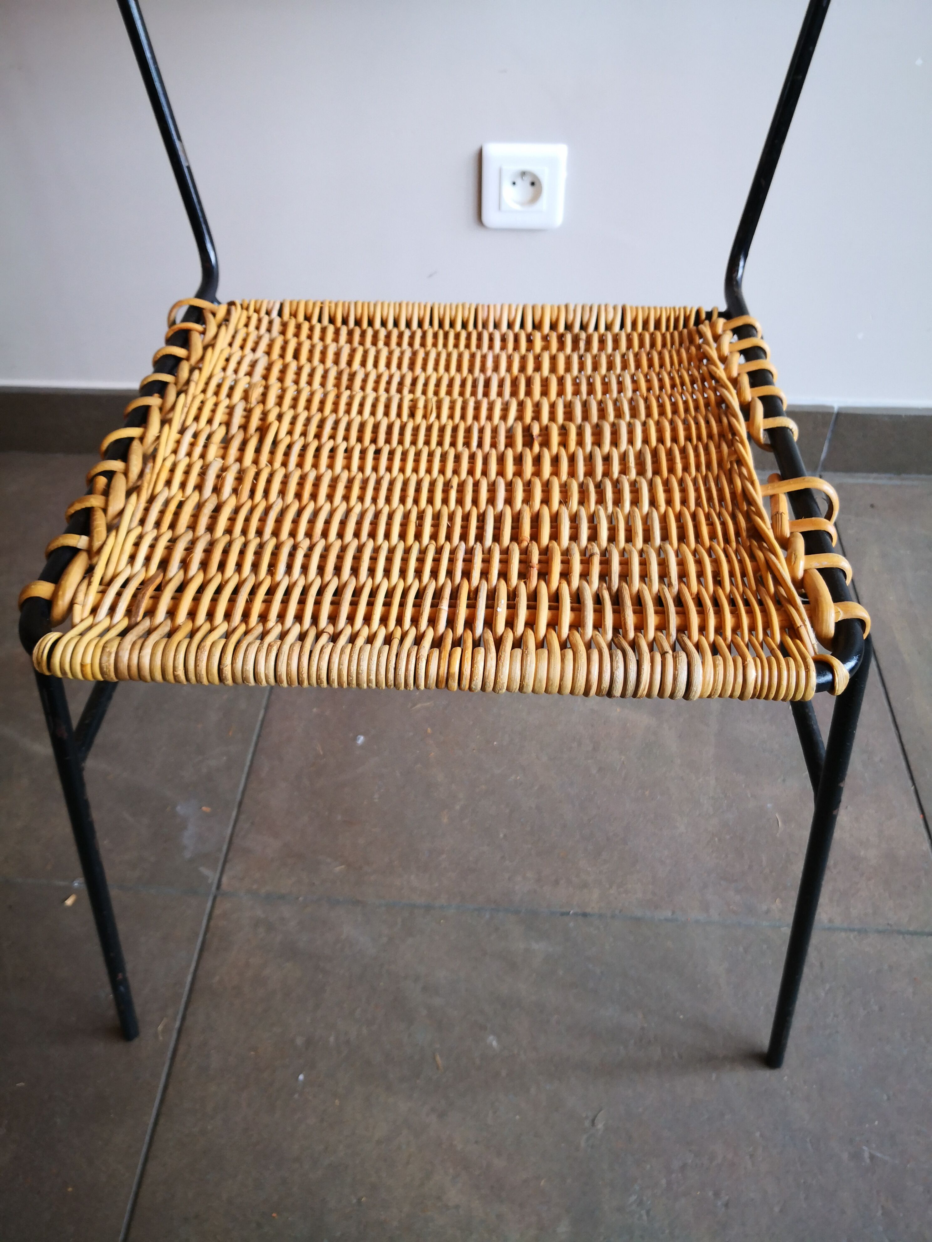 Rattan chair, Germany, 70s