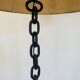 Large Brutalist Iron Floor Lamp