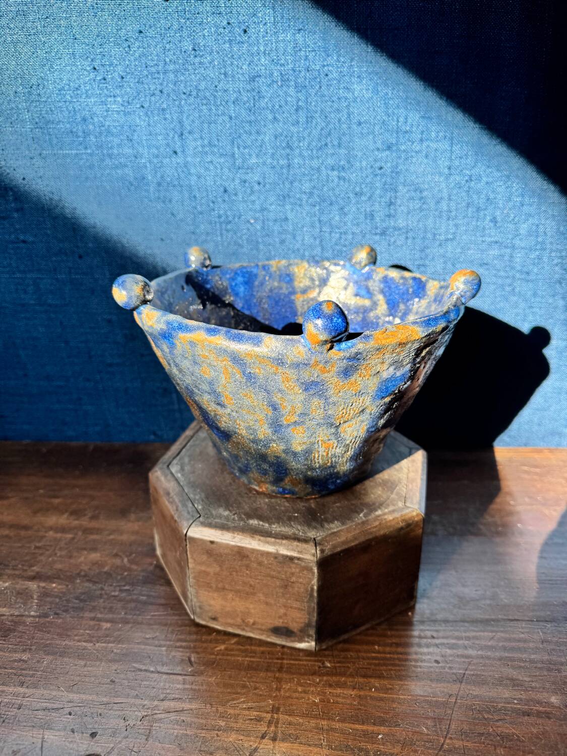 Art Deco enamelled ceramic pocket bowl Madoura Vallauris