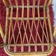 Pair of rattan chairs with cushions Audoux Minnet
