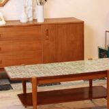 Teak coffee table, reversible top 1960