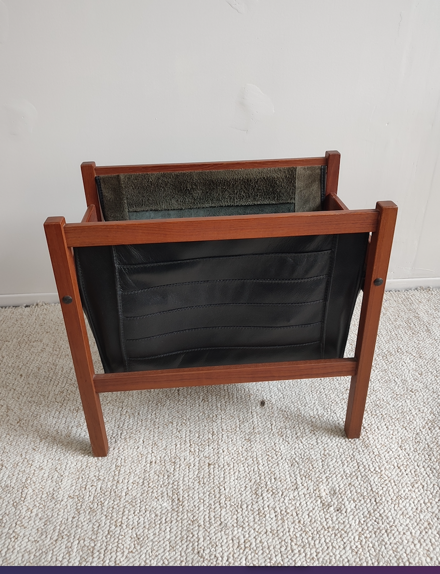 Danish magazine holder 60s
