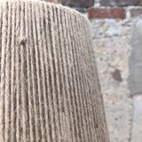 Table lamp in turned wood