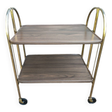 Vintage folding serving trolley