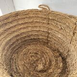 XXL woven straw basket