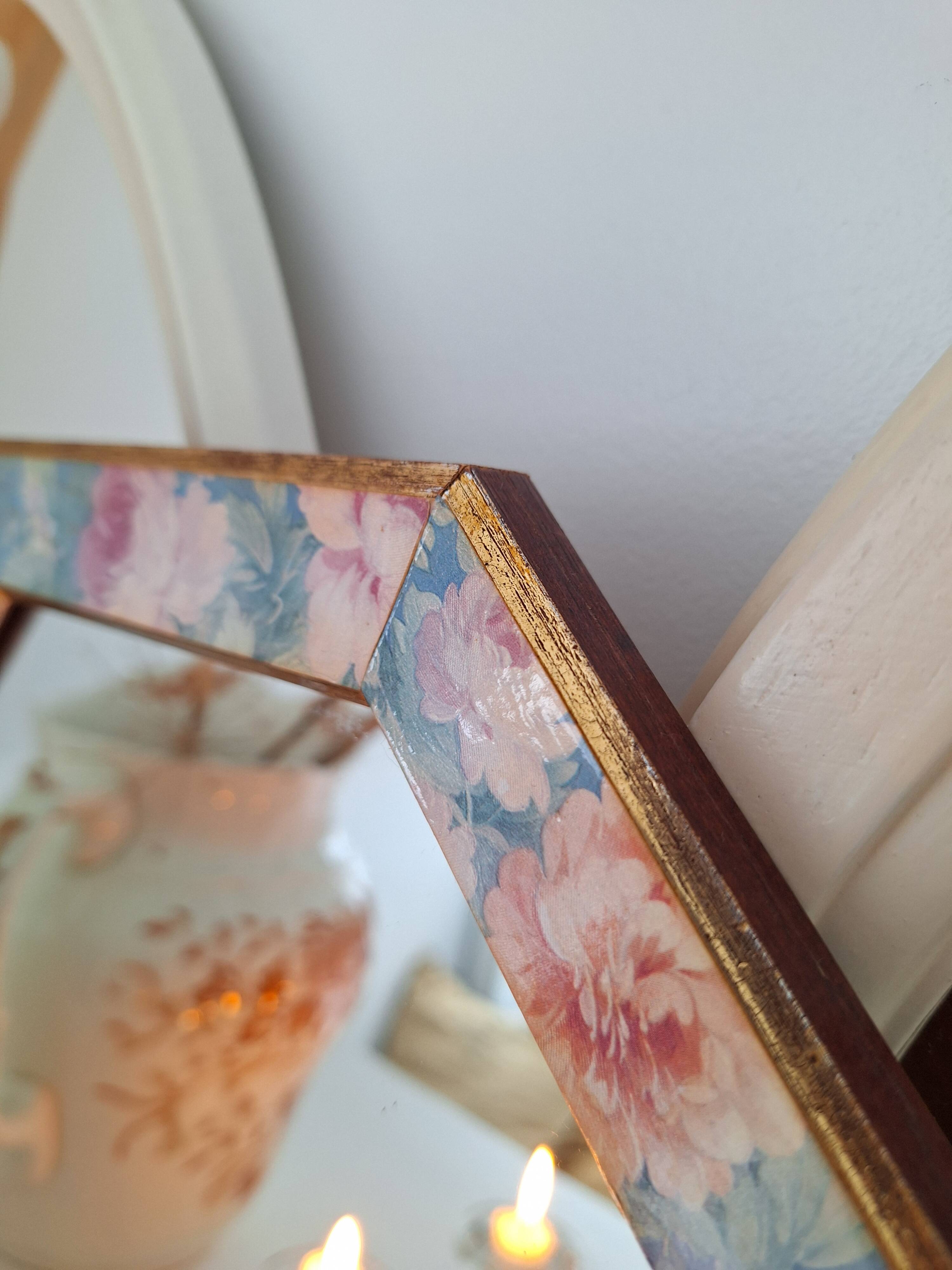 Vintage octagon mirror