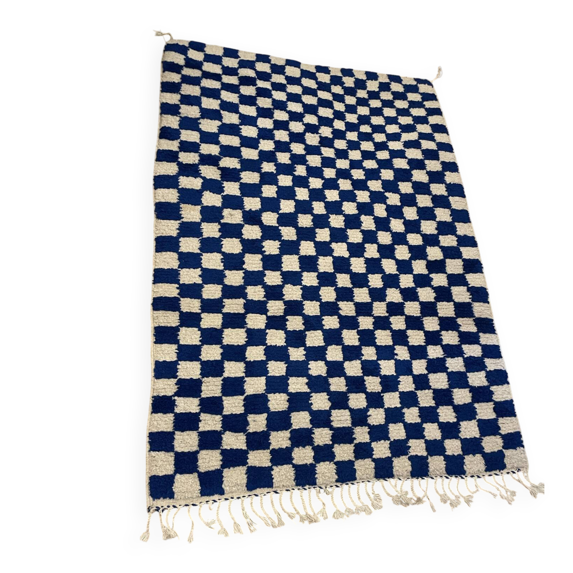 Wool tile carpet