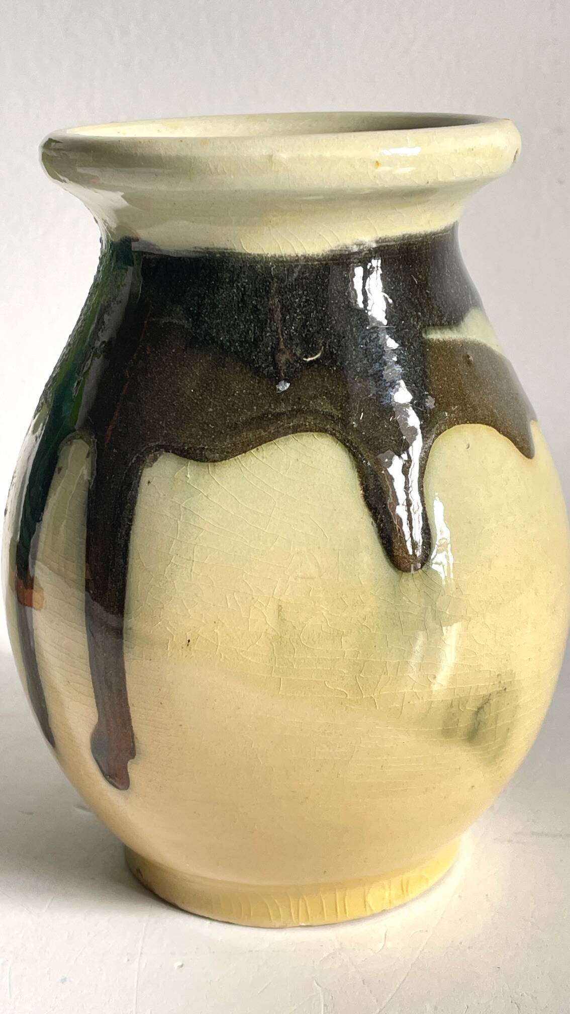 Vintage Ceramic Vase AEGITNA Vallauris FRANCE