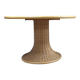 Dining table wood and rattan 1970