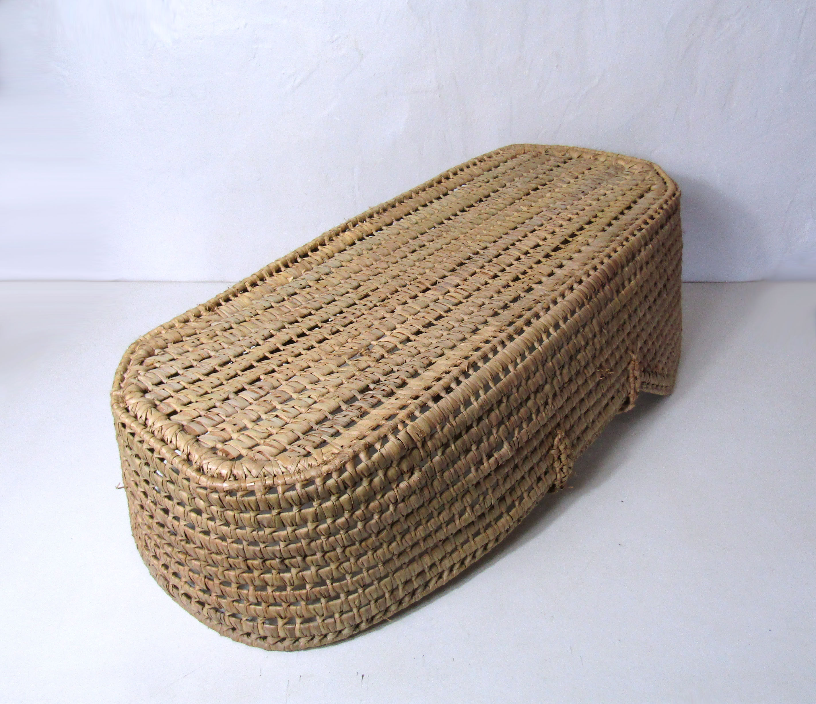 Couffin bébé en osier vintage 85x39cm