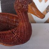 Basket basket empty pockets wicker duck