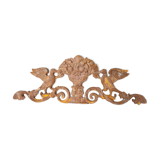 Cast iron pediment with birds
