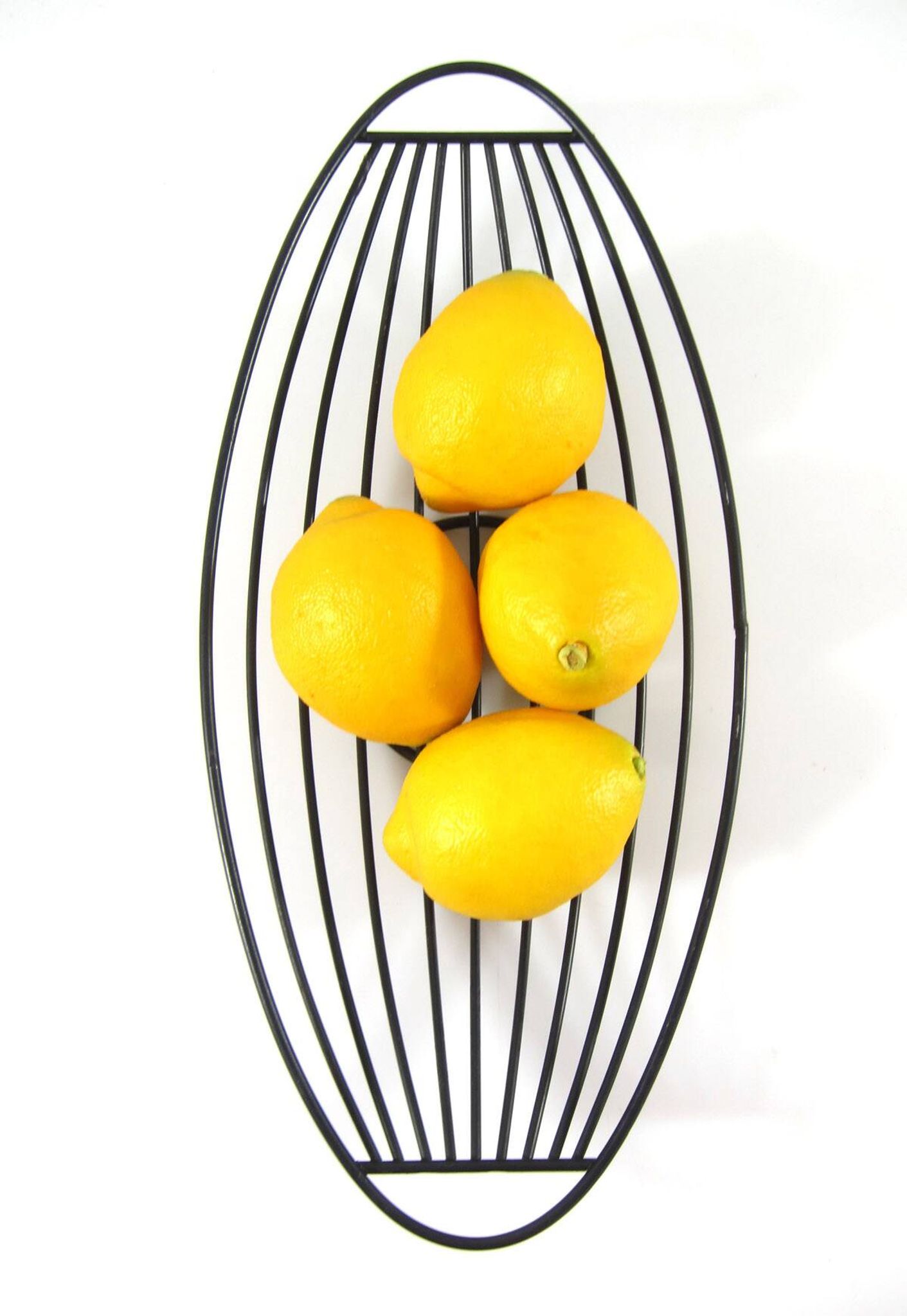 Bol à fruits en fil métallique des années 50 Mid-Century
