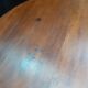 Table demi lune en noyer