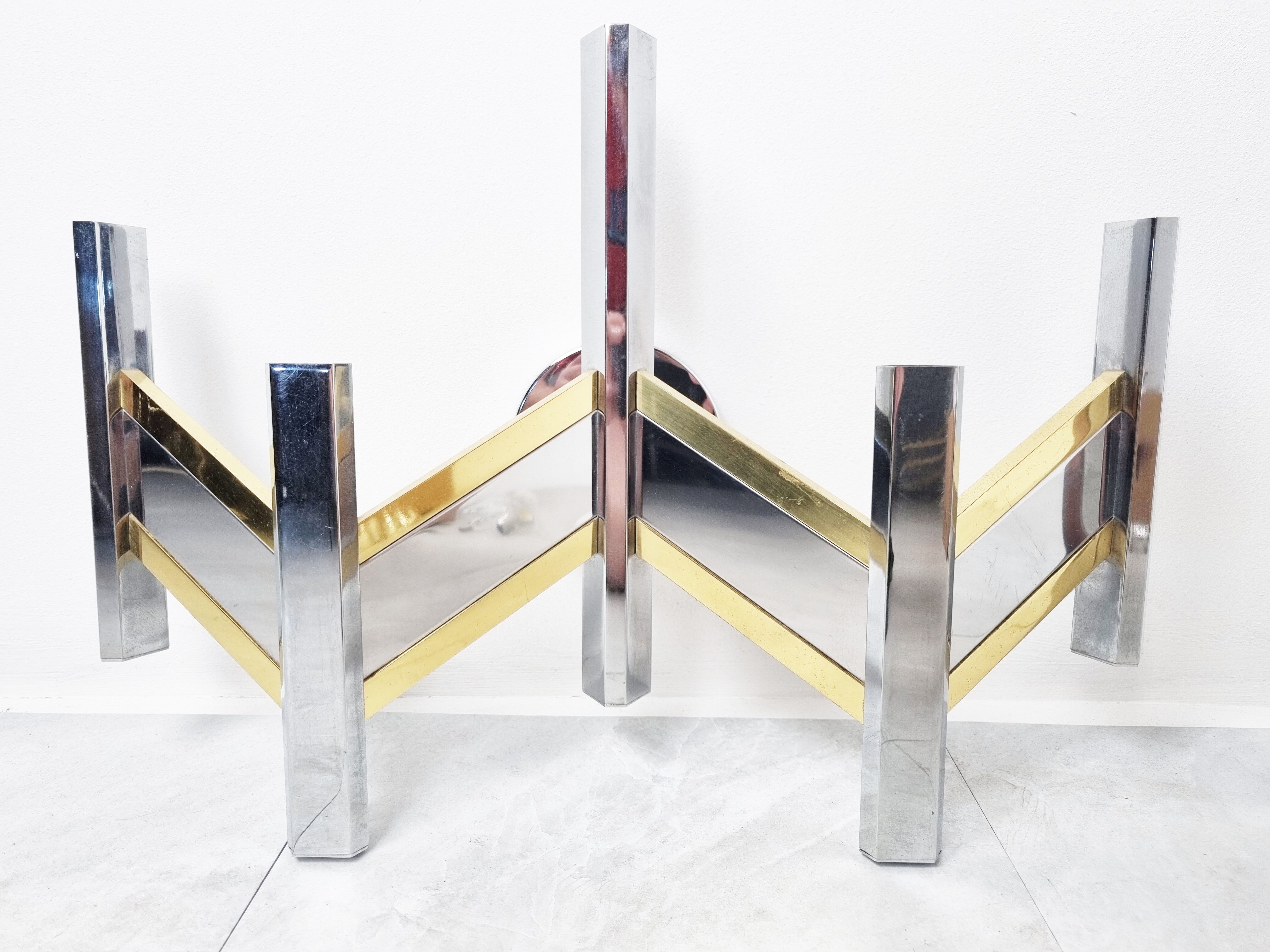 Pair of Sciolari wall lights, 1970s